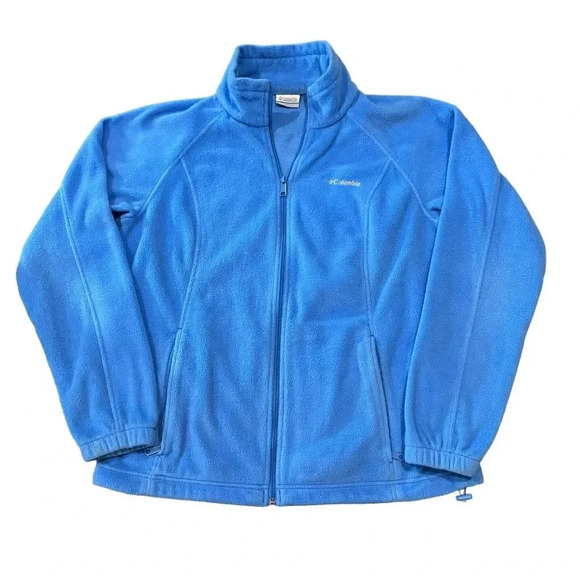 Columbia Women’s Blue Fleece Jacket Size Large‎ - Picture 1 of 3